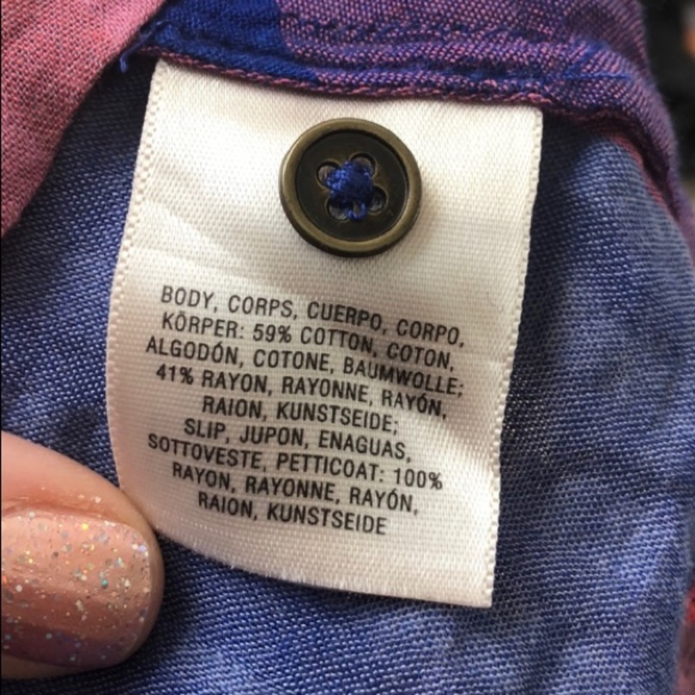 Anthropologie Plaid Sleeveless Shirt Dress Size S - Picture 4 of 5